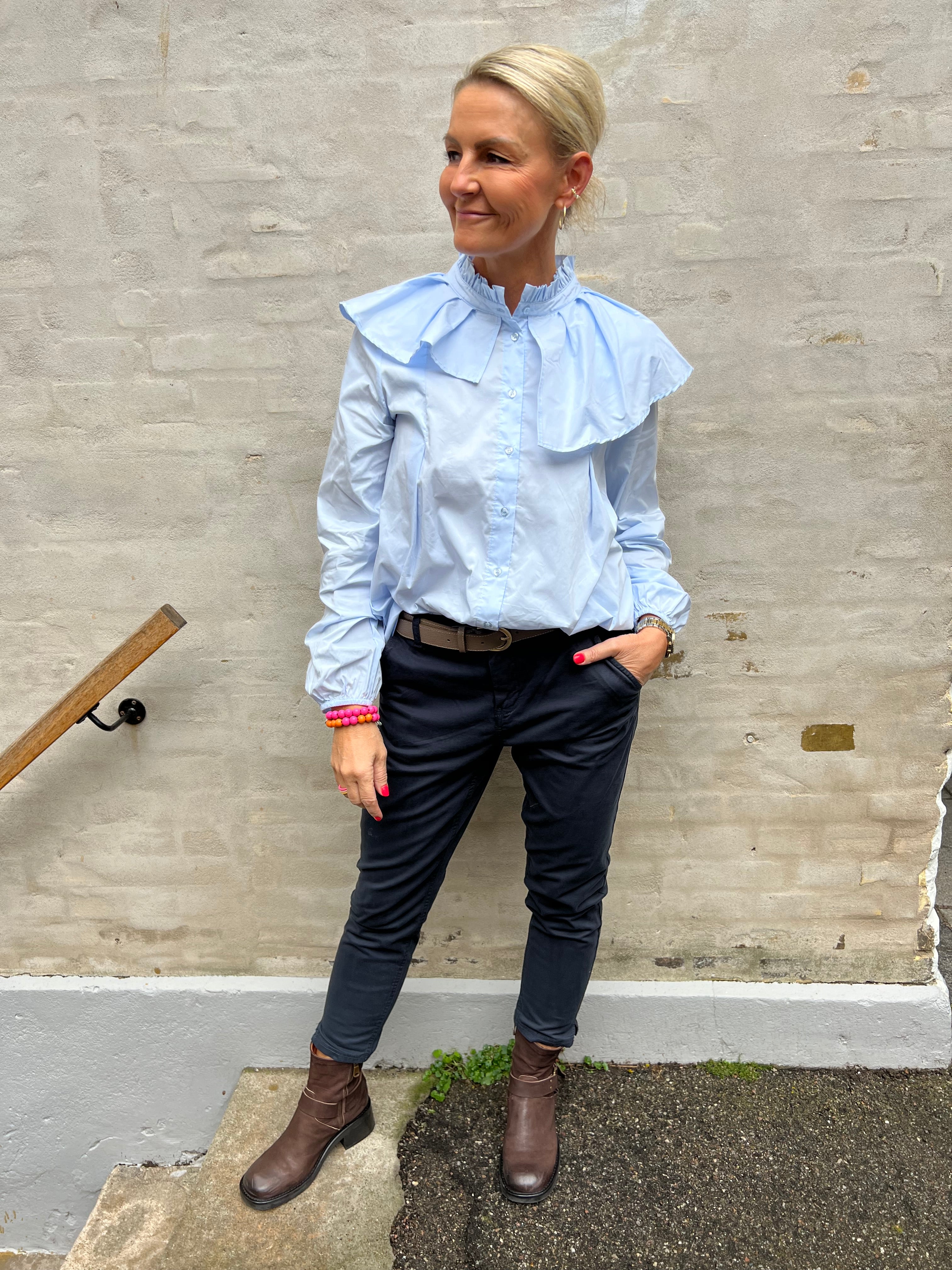 Alysia antoinett shirt cashmere blue