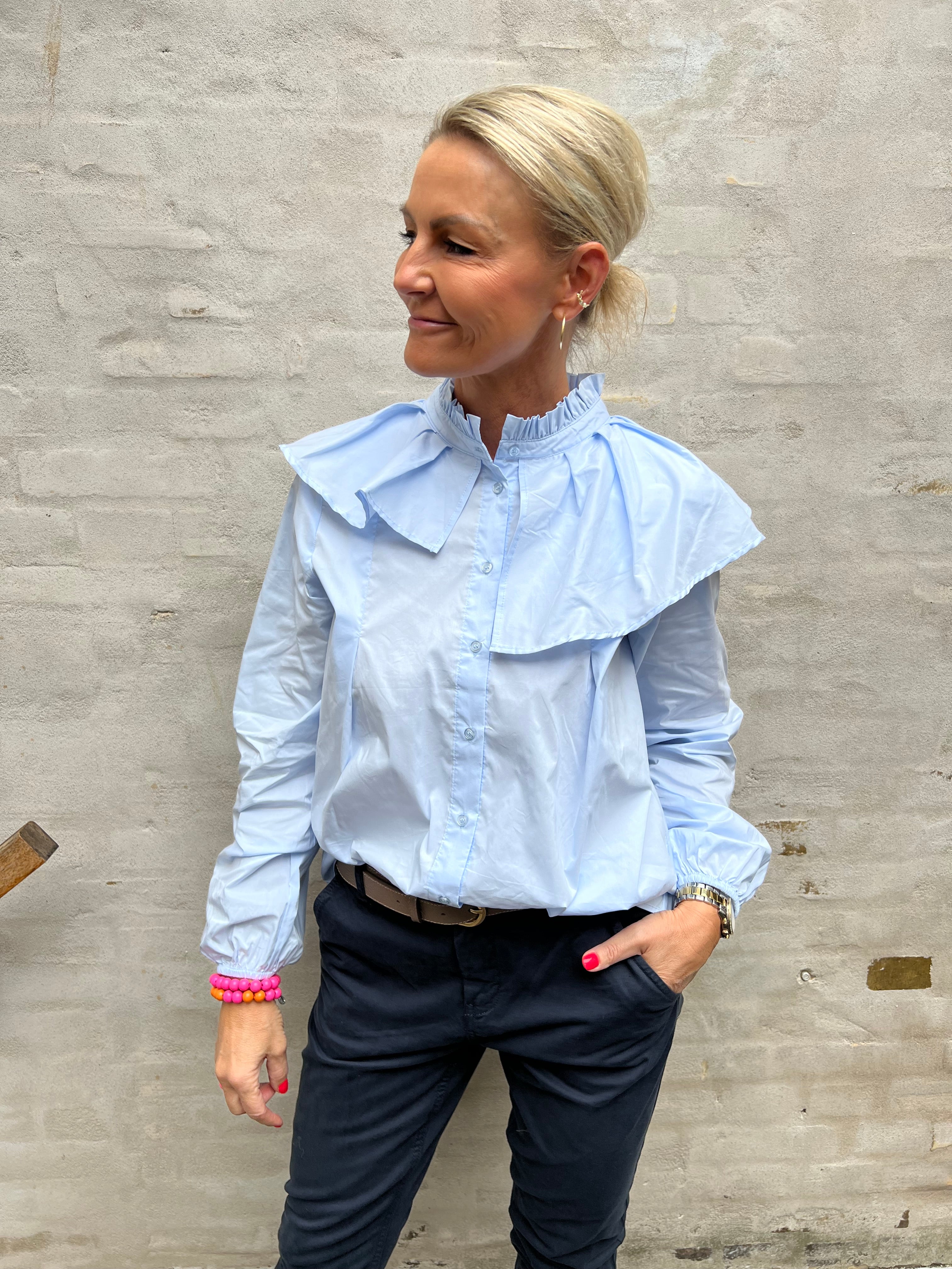 Alysia antoinett shirt cashmere blue