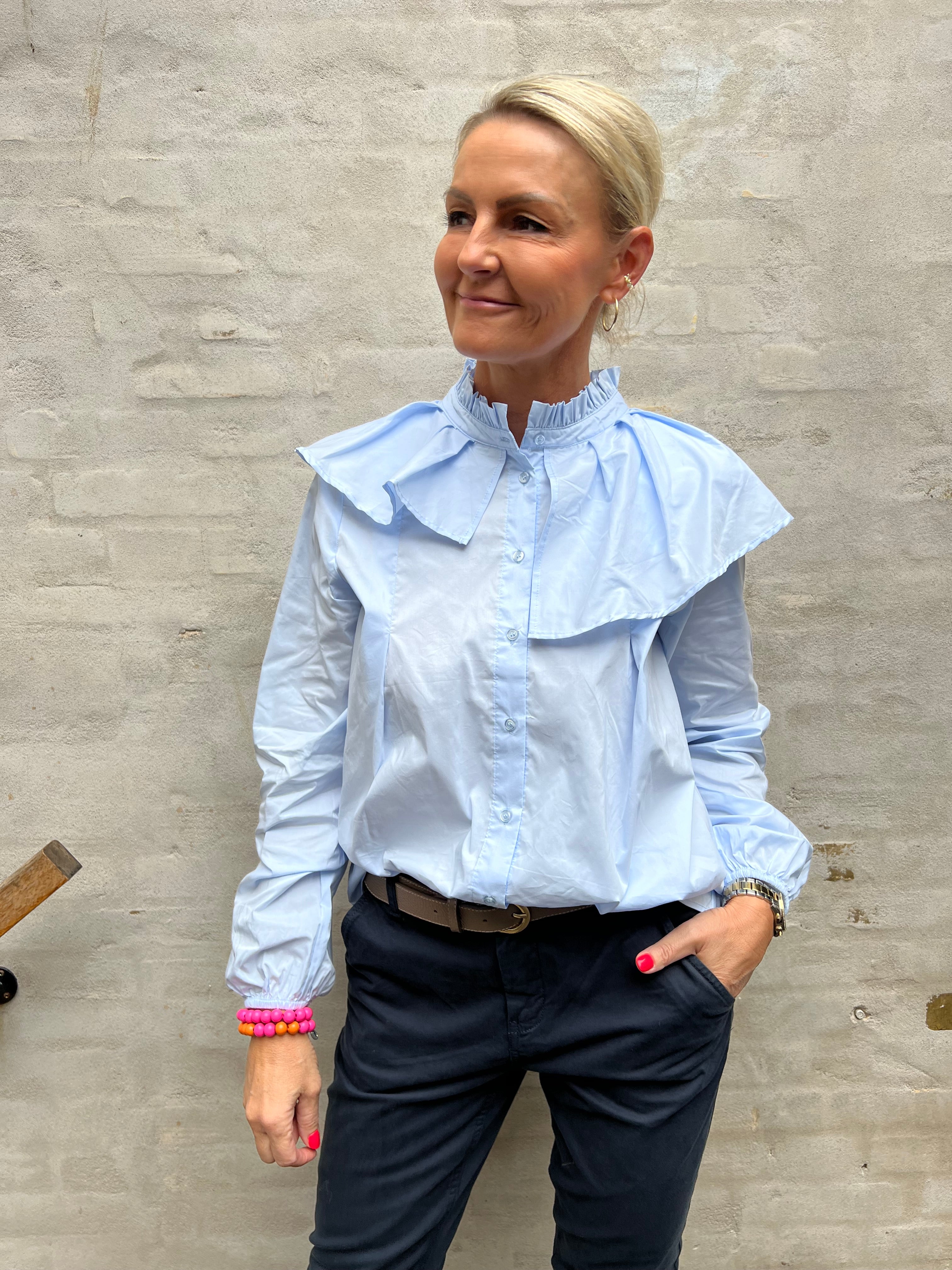 Alysia antoinett shirt cashmere blue