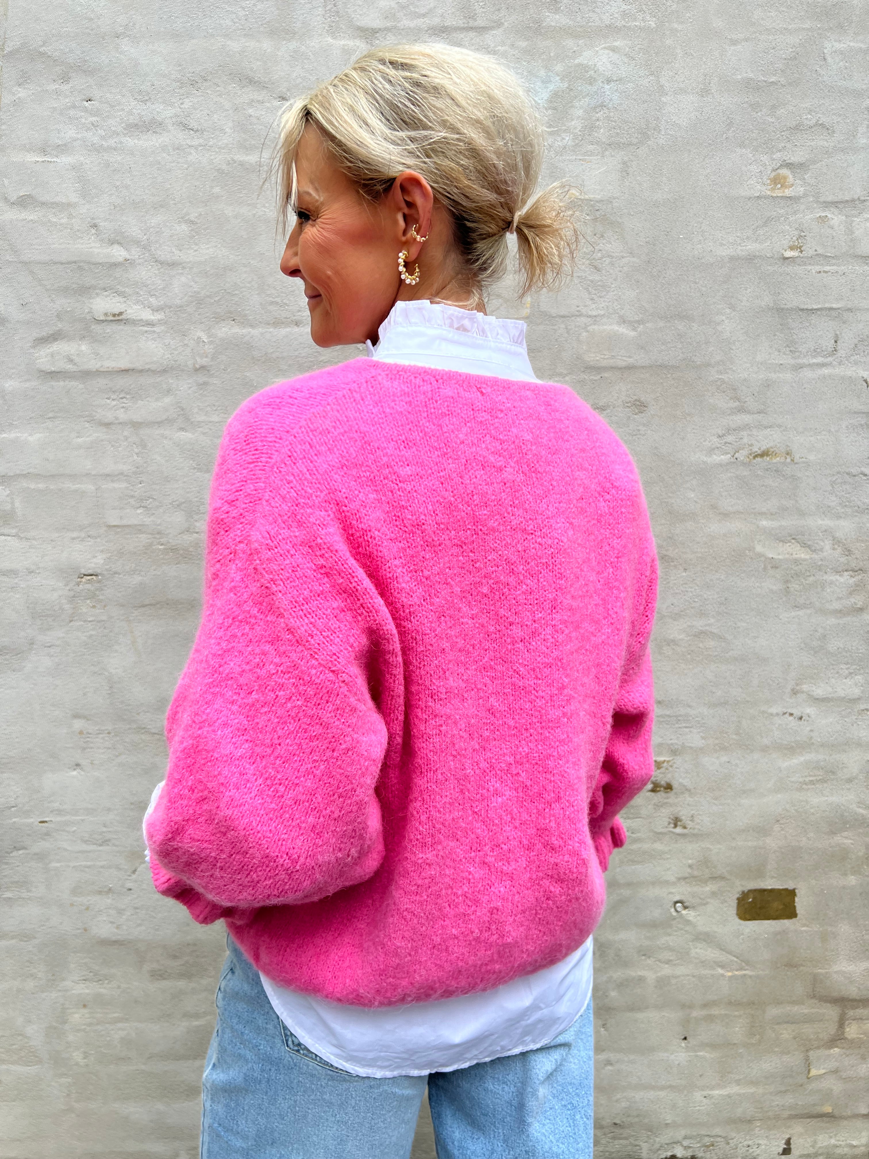 Juliana knit cardigan pink