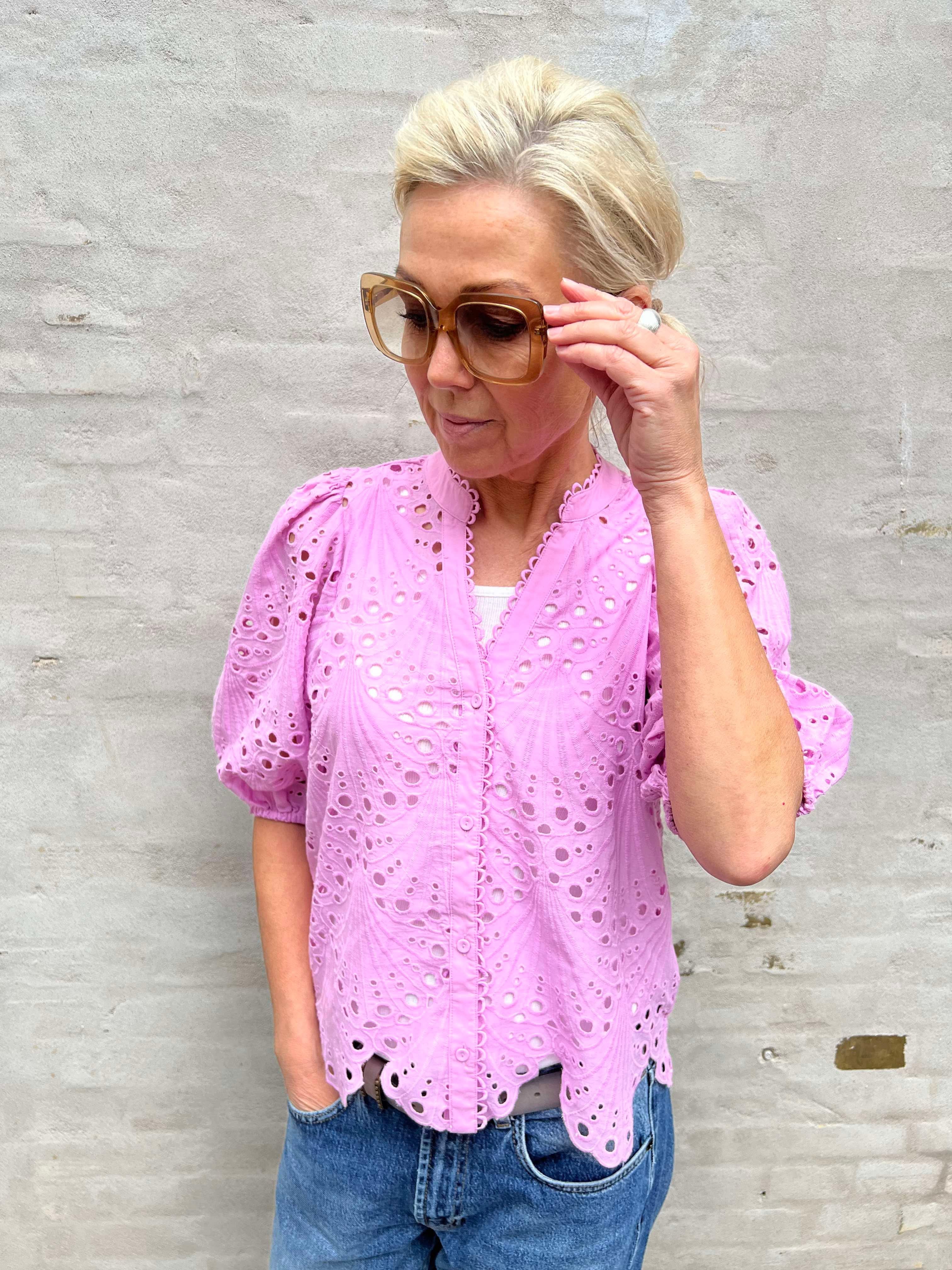 Naya Anglaise Shirt Orchid