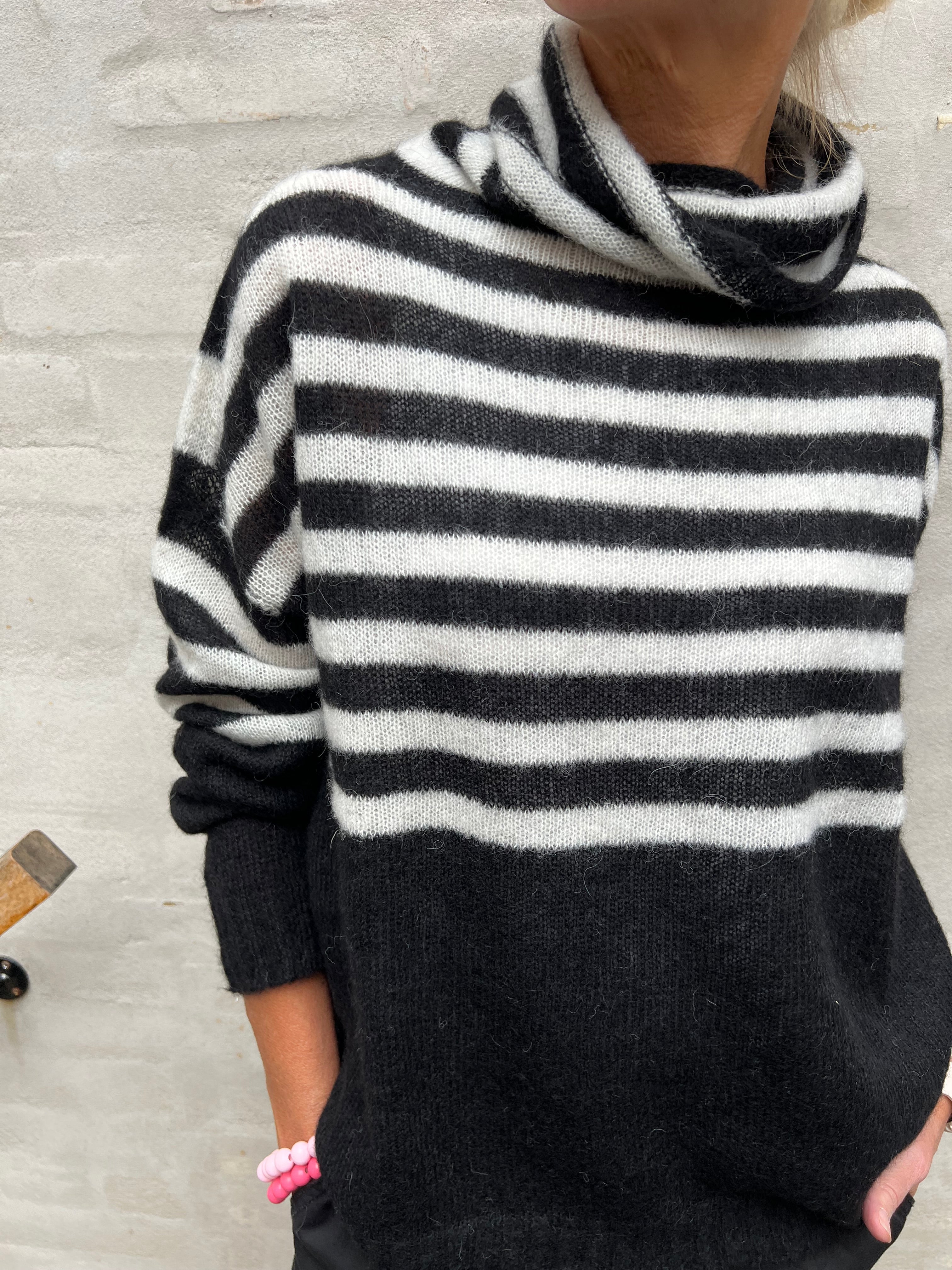 Ambrosia go sweater black/offwhite