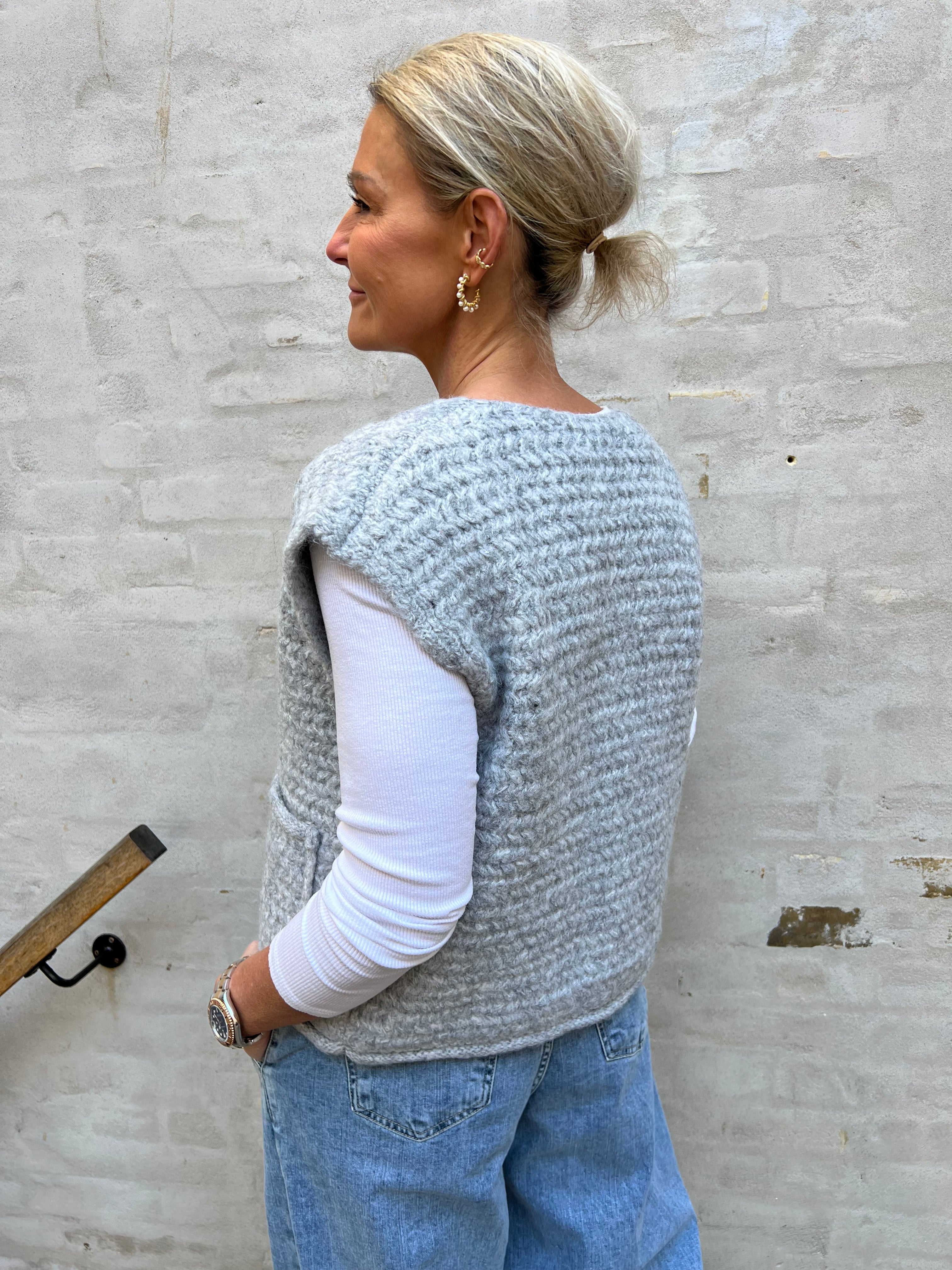 Lorane vest light grey