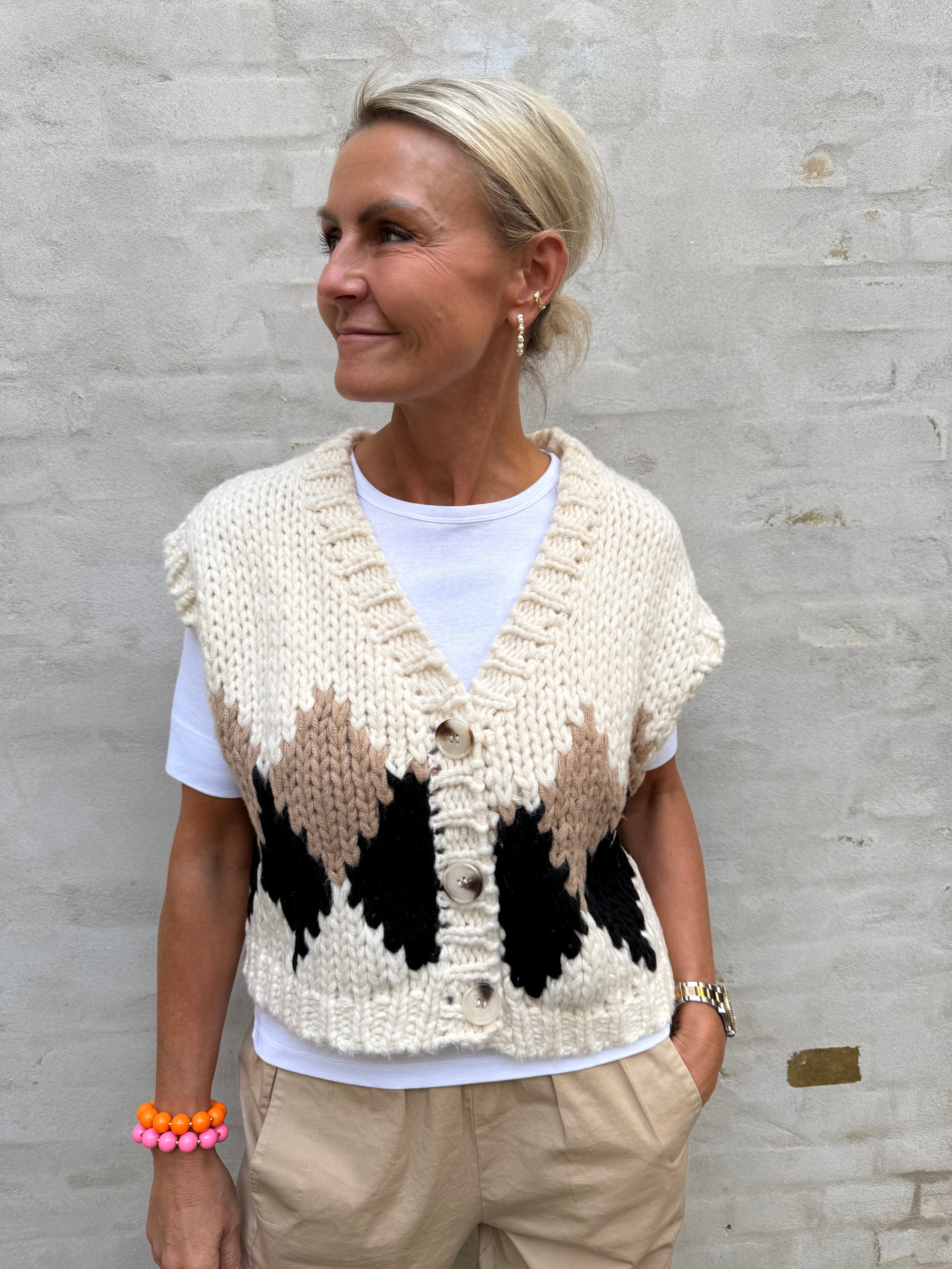 Pastella Vest - Beige