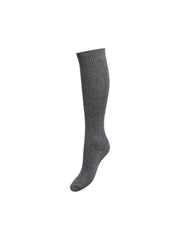 ANN CABLE KNIT MAXI SOCKS - Dark Grey Melange