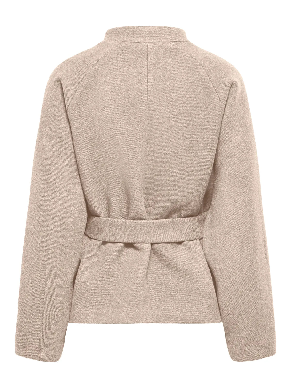BLAKE SHORT BELT JACKET - Oatmeal/MELANGE