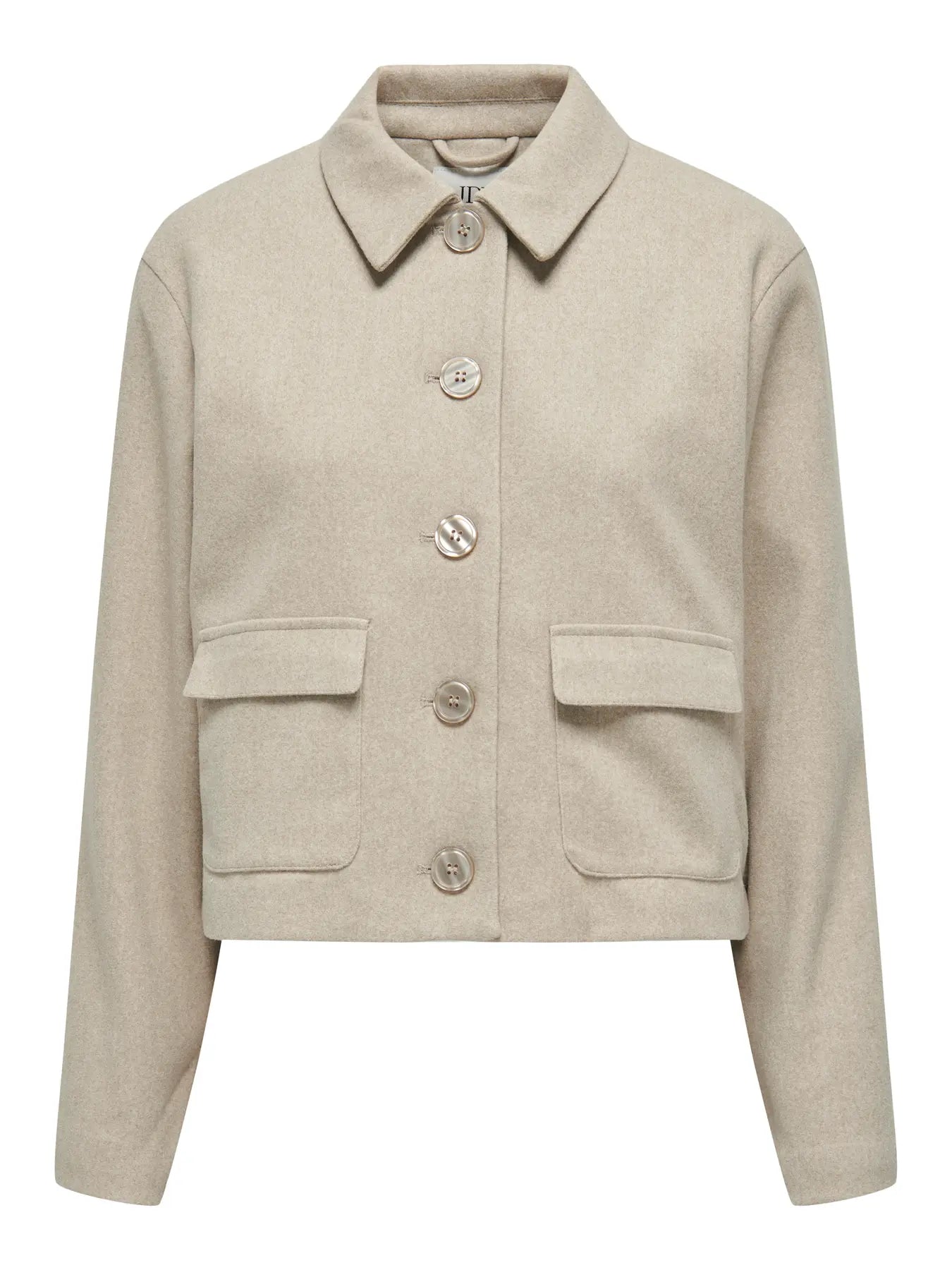 CALLIE LIFE SHORT JACKET - Incense Melangé