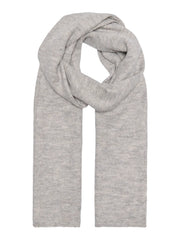 ELANORA LONG SCARF - Light Grey Melange