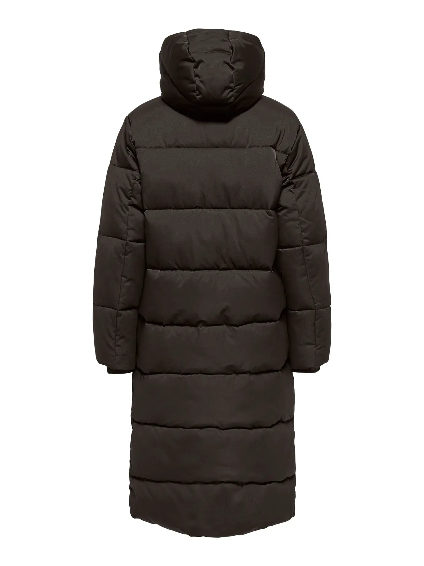 PREORDER-MAJA LONG PADDED JACKET - Chocolate Torte