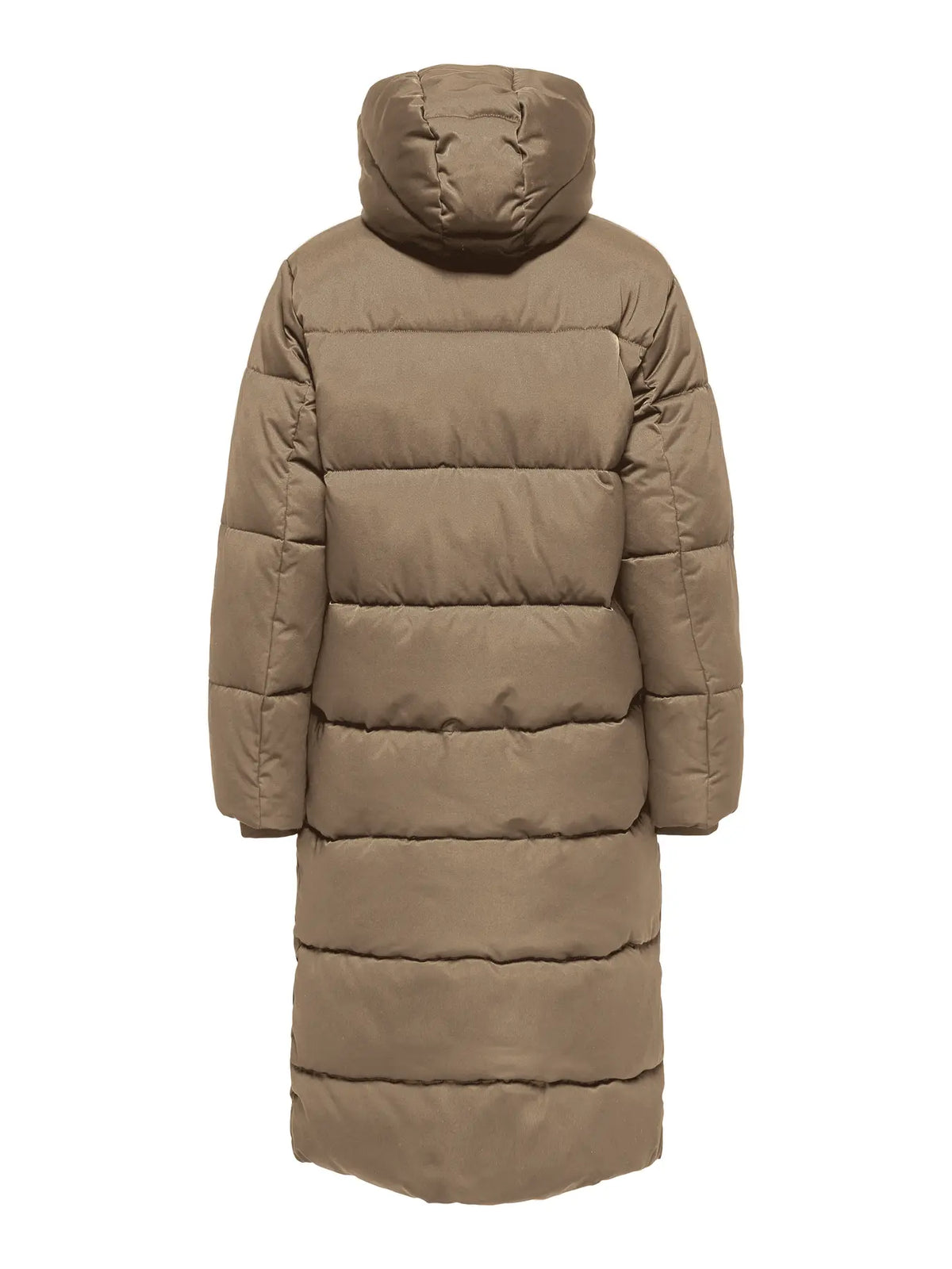 MAJA LONG PADDED JACKET - Shitake