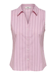 MIO S/L SHIRT - Pink Lady WILD ORCHID&BLACK