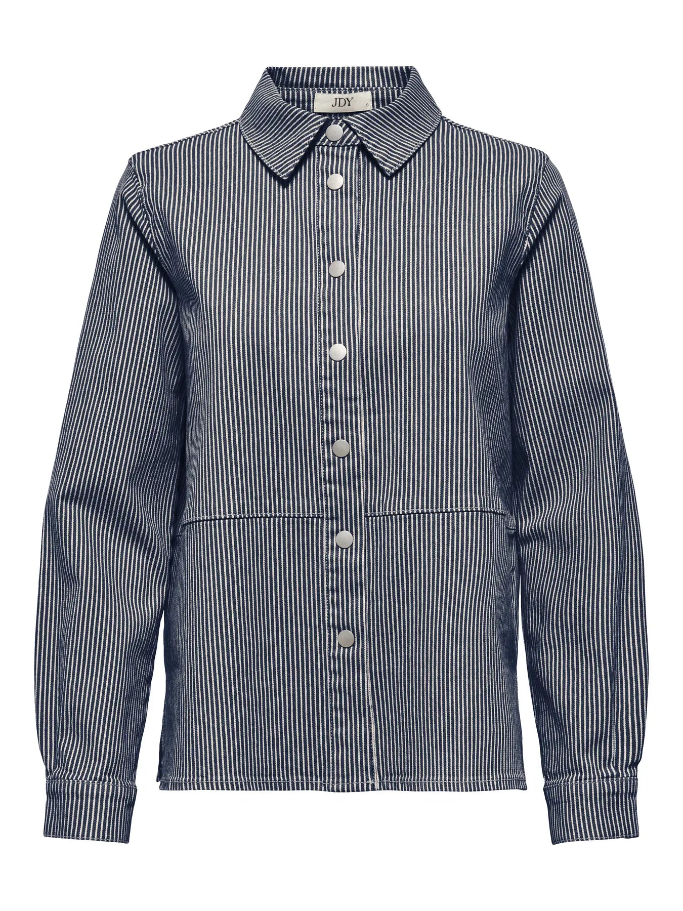 Nikita LS Shacket - Black Iris CLOUD DANCER