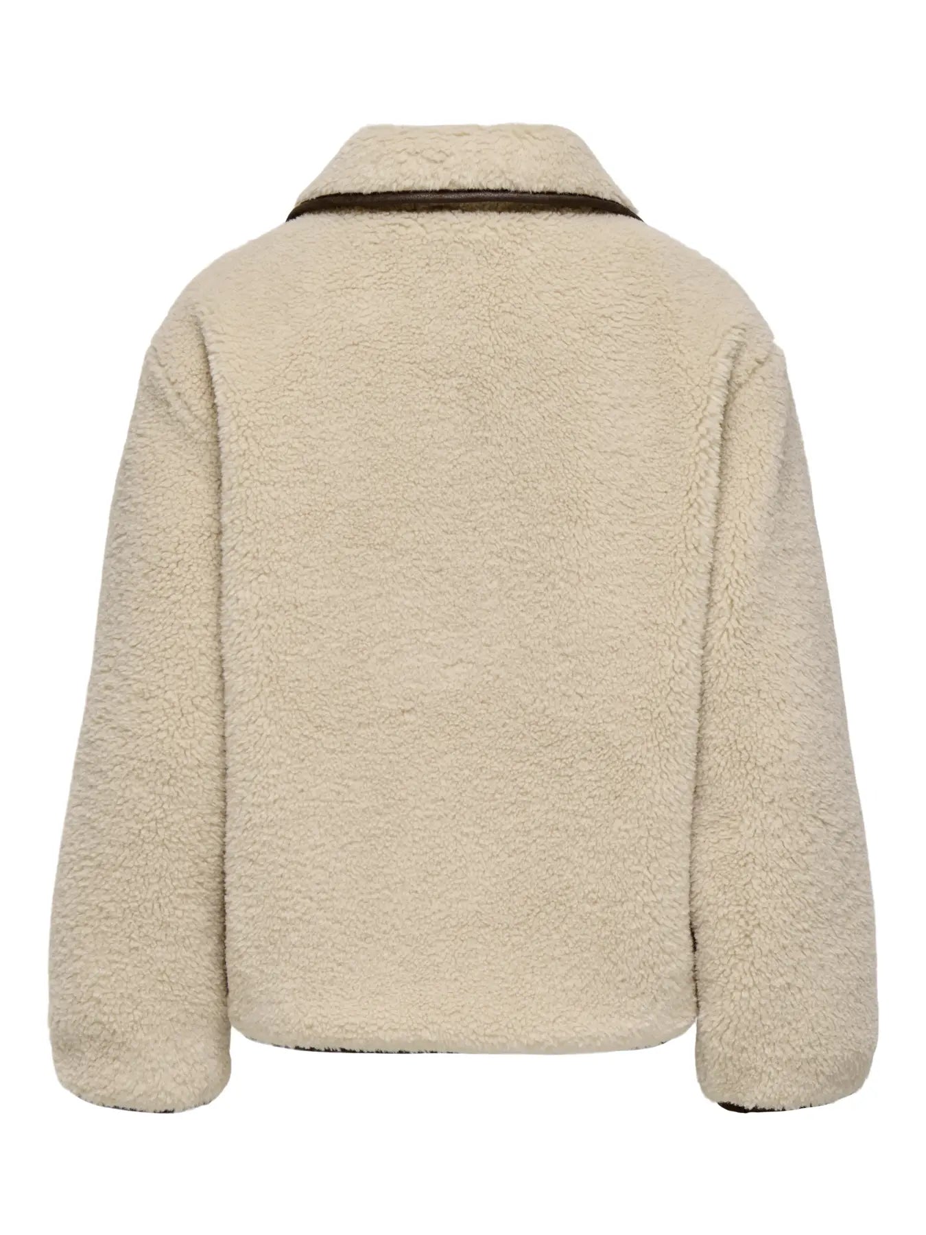 NOELLA TEDDY JACKET - Cement