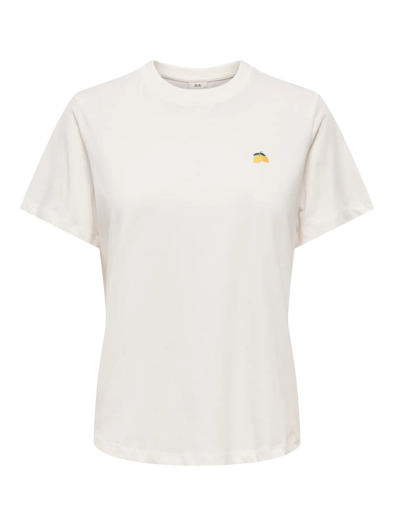 PISA LIFE SS PRINT TOP - Cloud Dancer LEMON