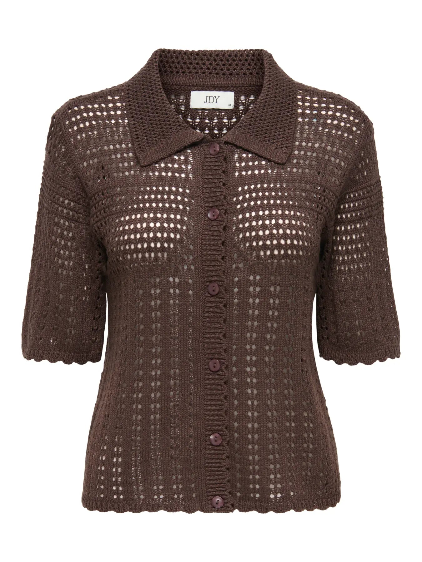 ROBIN 2/4 COLLAR CARDIGAN -  Bracken