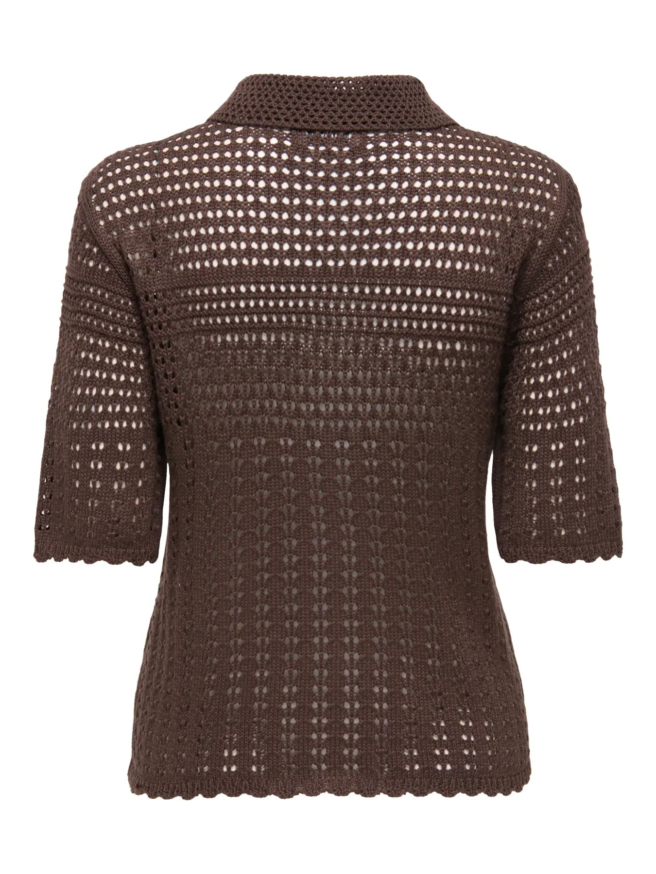 ROBIN 2/4 COLLAR CARDIGAN -  Bracken