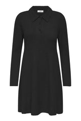 Rosemary Life L/S Collar Dress - Black