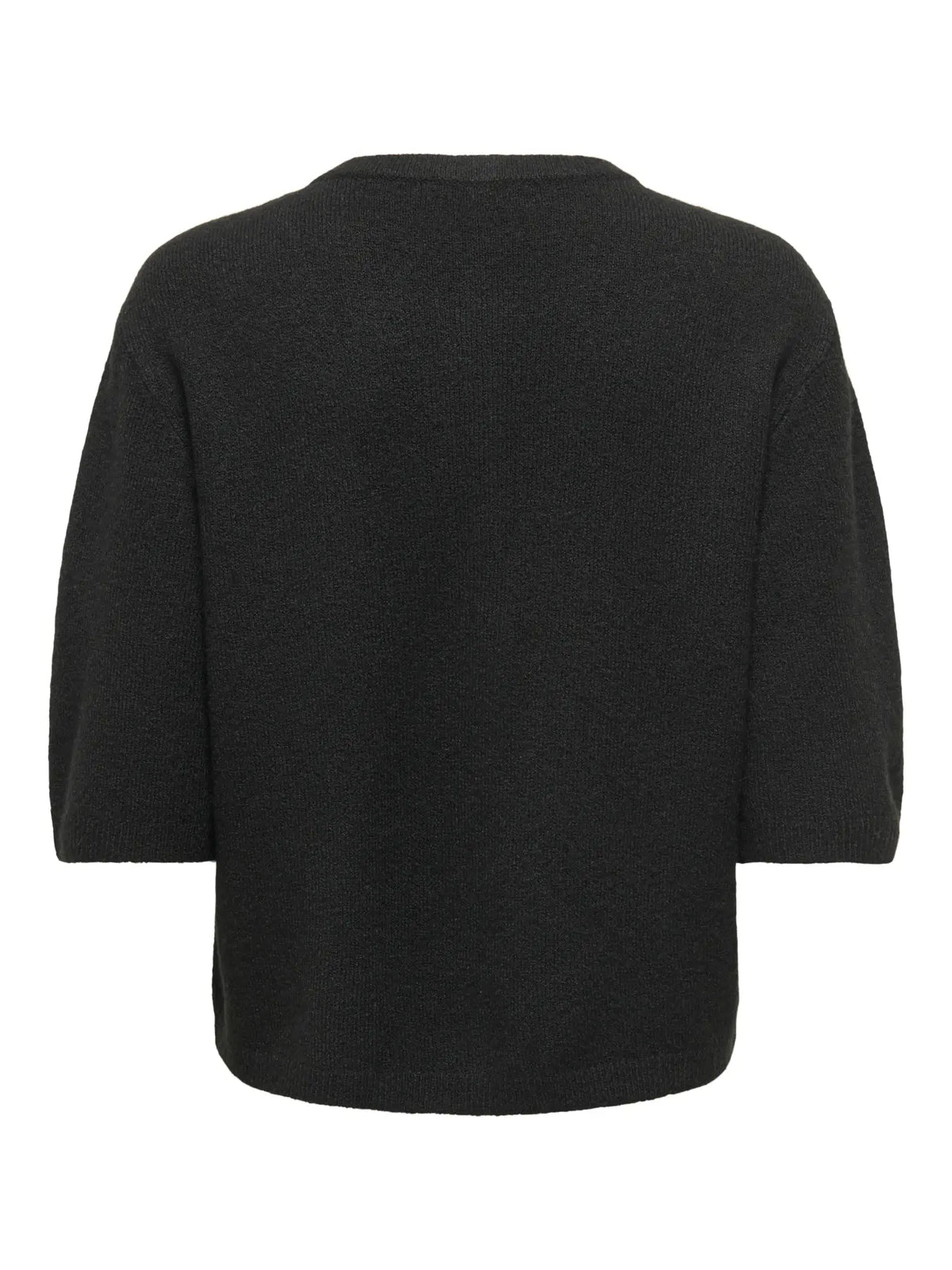 RUE LIFE 2/4 PEARL CARDIGAN - Svart m. VITA PÄRLKNAPPAR