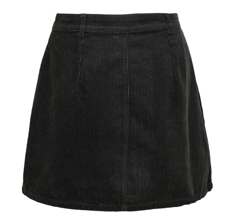 SHIRAZ CORDUROY SKIRT - Chocolate Brown