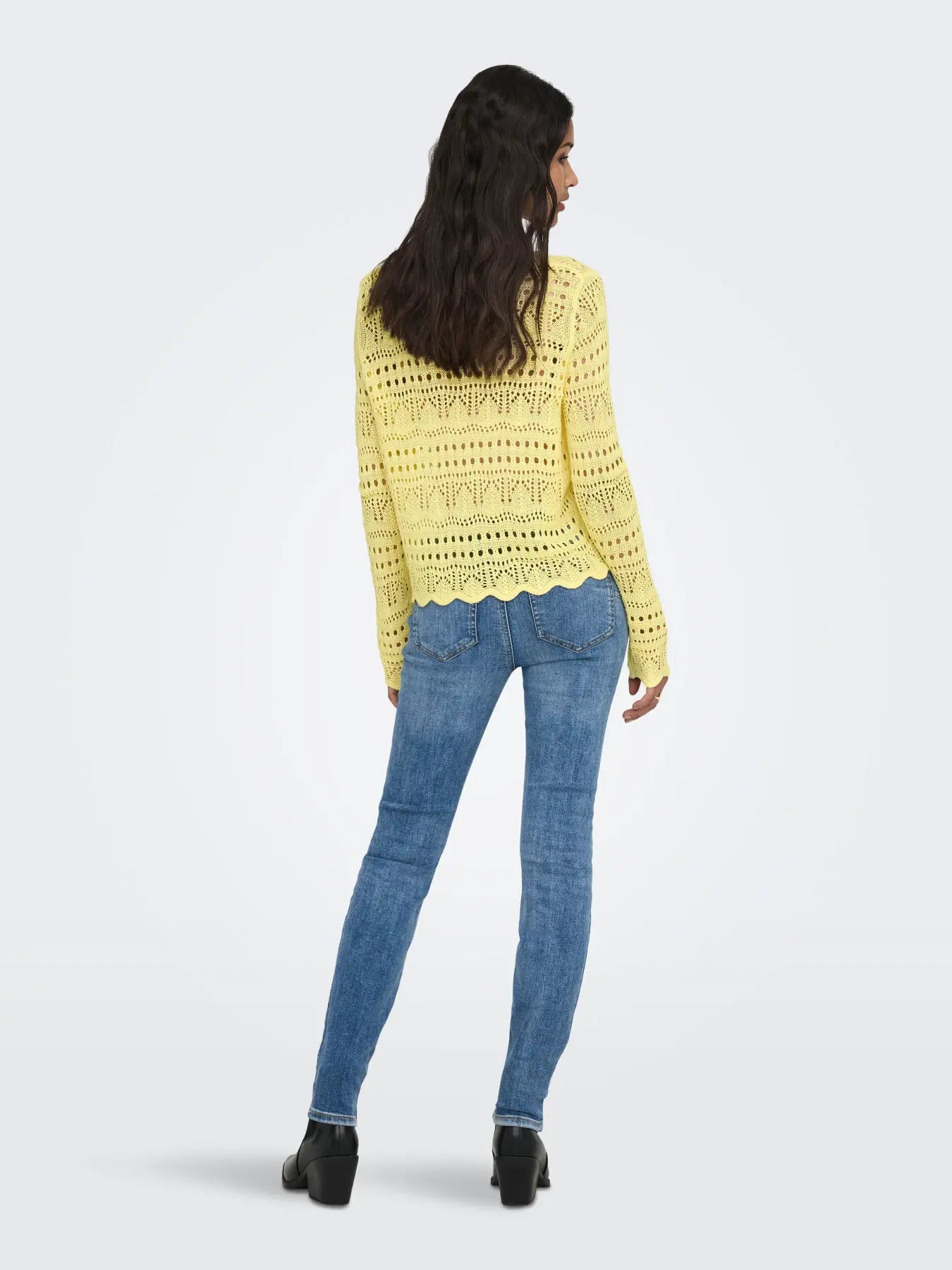 SUN LAY LS BOATNECK PULLOVER - Double Cream