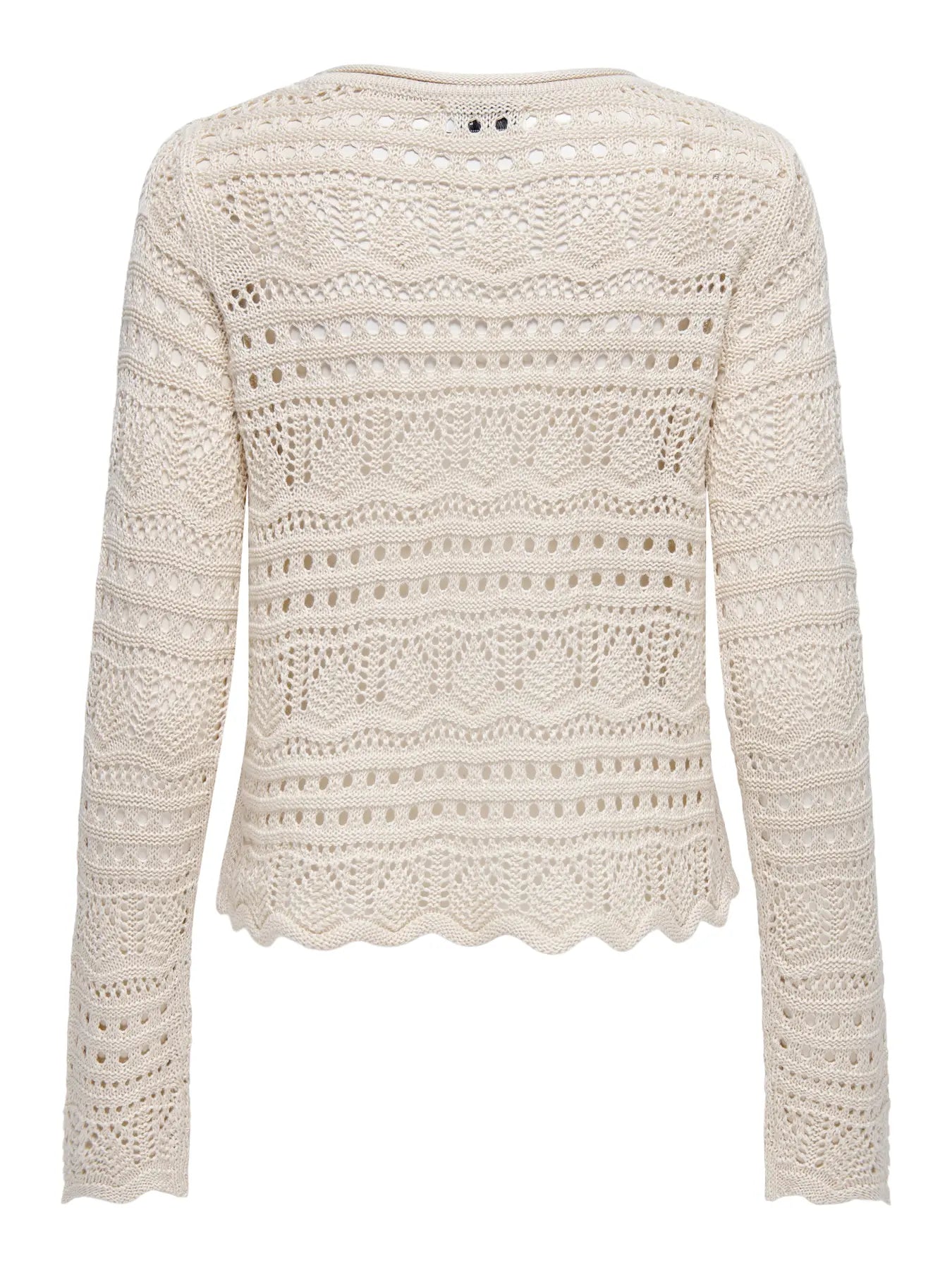 SUN LAY LS BOATNECK PULLOVER - Tapioca