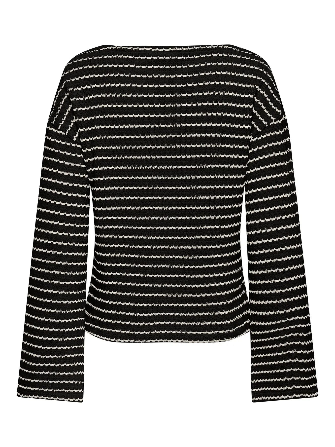 THEA LS BOATNECK TOP - Black Iris BIRCH + BS HEART