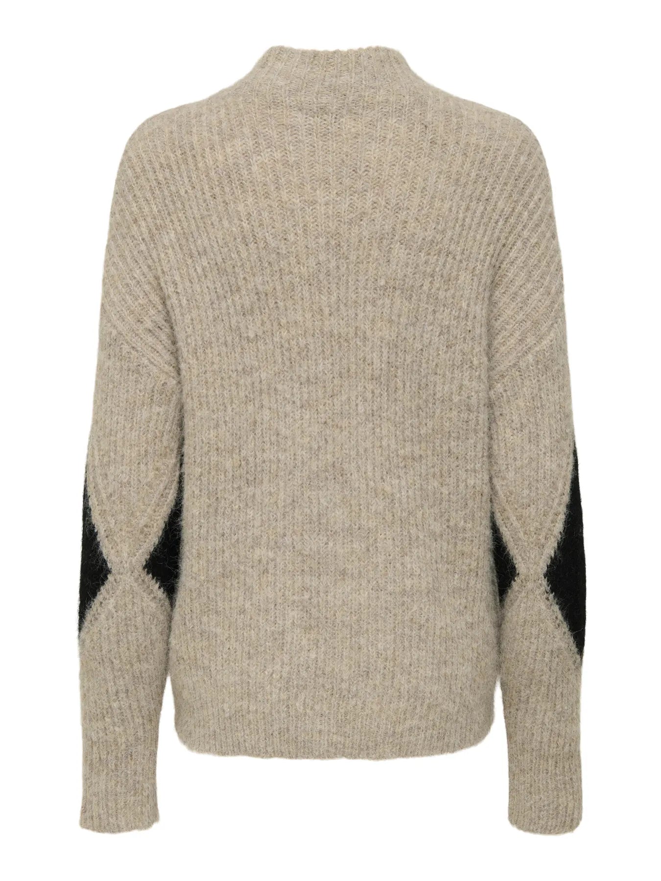 VIV LIFE HIGH NECK PULLOVER - Mountain Trail BLACK