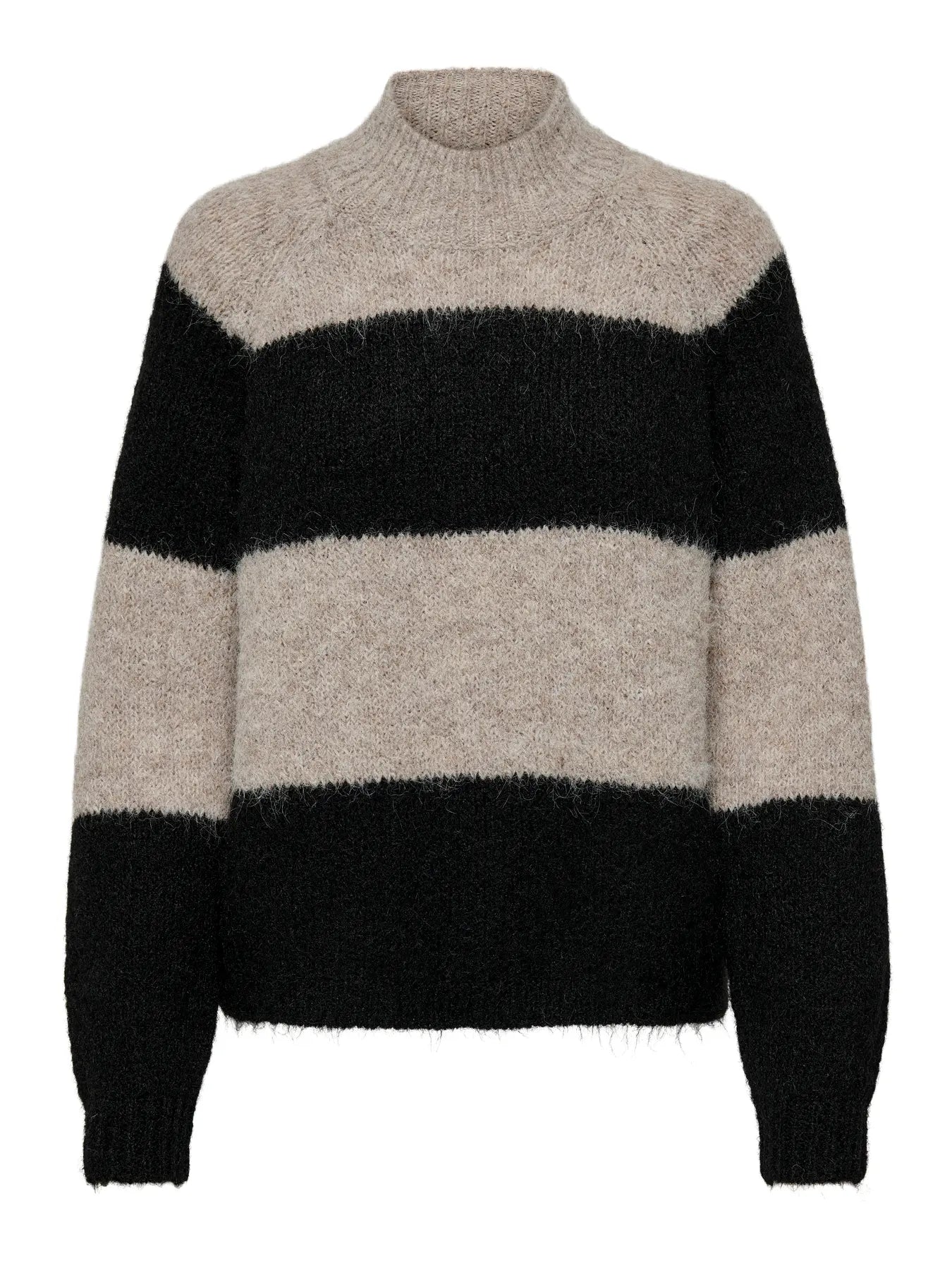 ZOEY LIFE L/S RAGLAN PULLOVER - Chateau Gray BLACK
