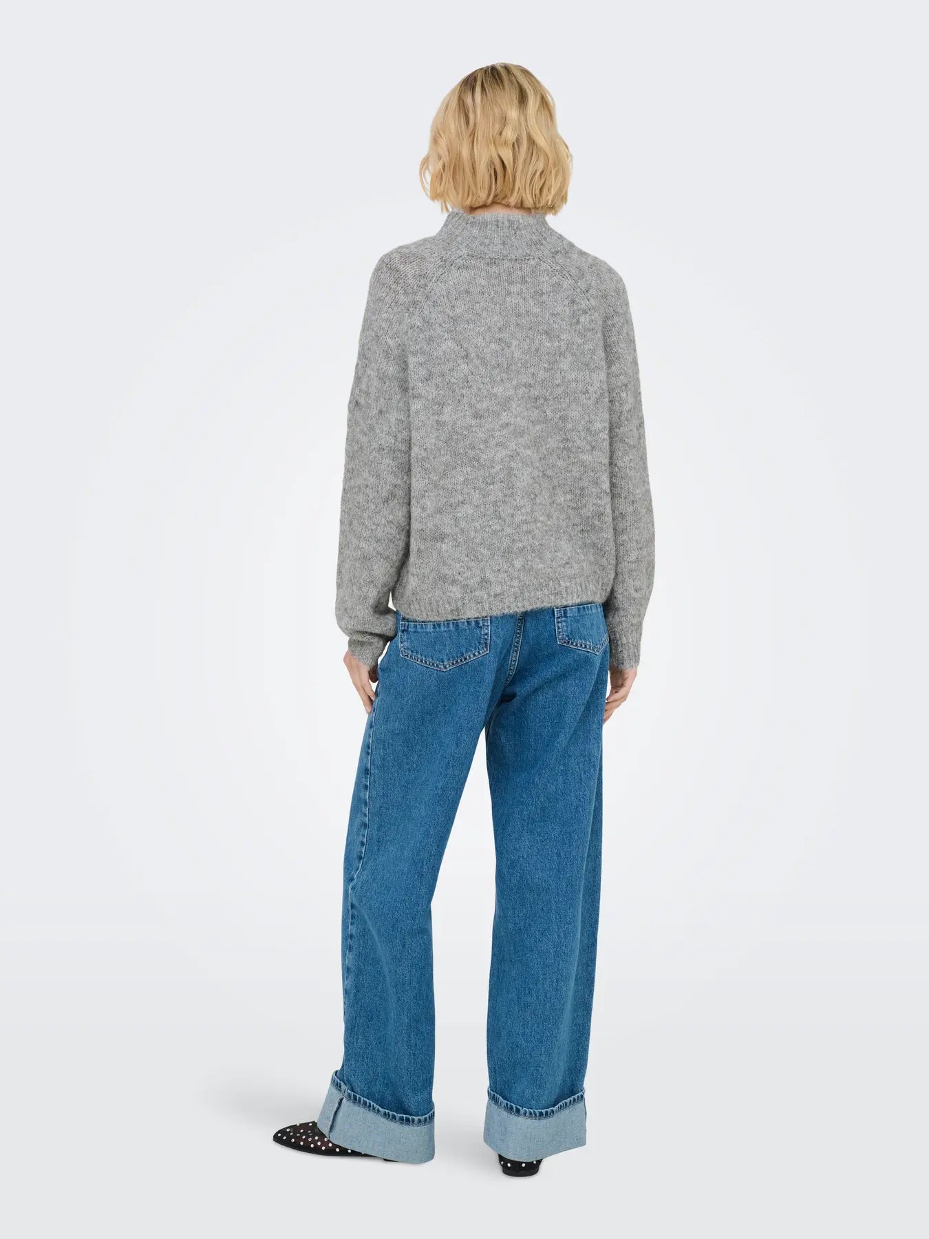 ZOEY LIFE L/S RAGLAN PULLOVER - Light Grey Melange