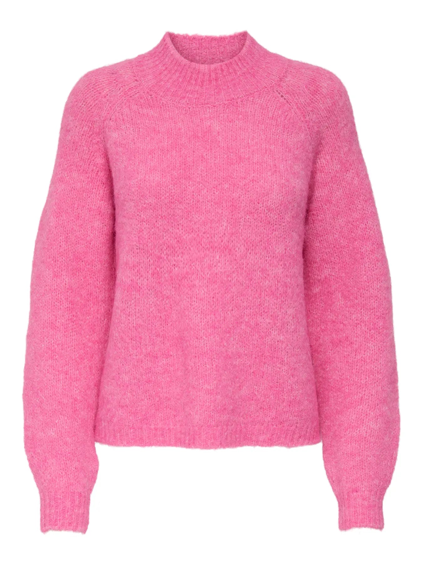 ZOEY LIFE L/S RAGLAN PULLOVER - Pink Cosmos MELANGE