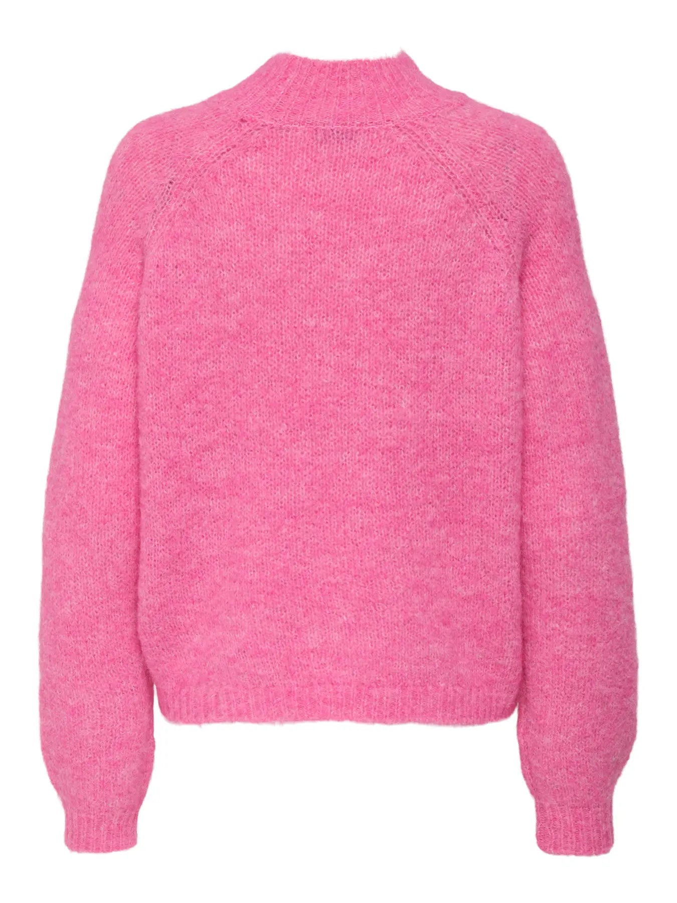ZOEY LIFE L/S RAGLAN PULLOVER - Pink Cosmos MELANGE