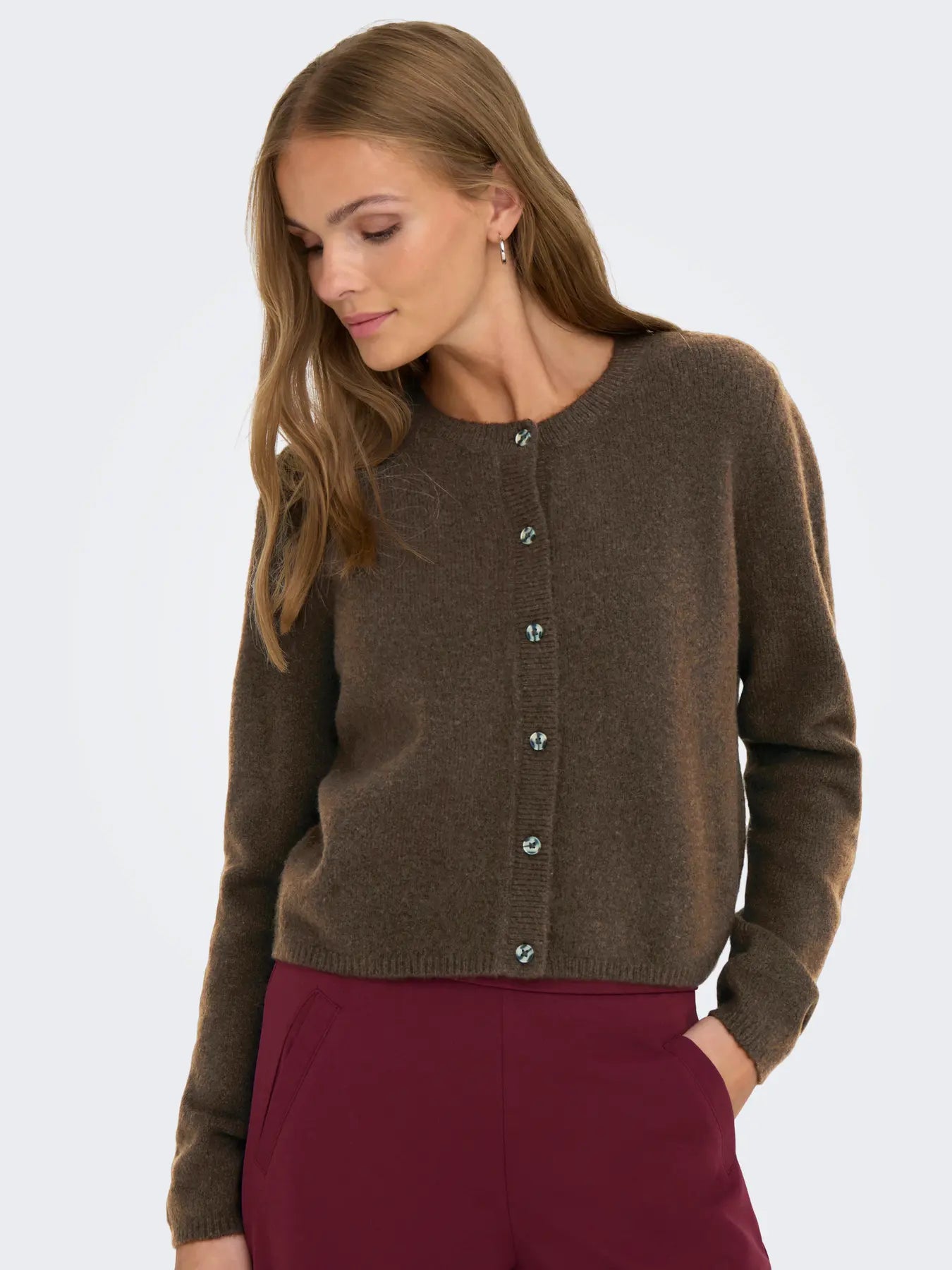 CHLOE LIFE CARDIGAN - Slate Black MELANGE