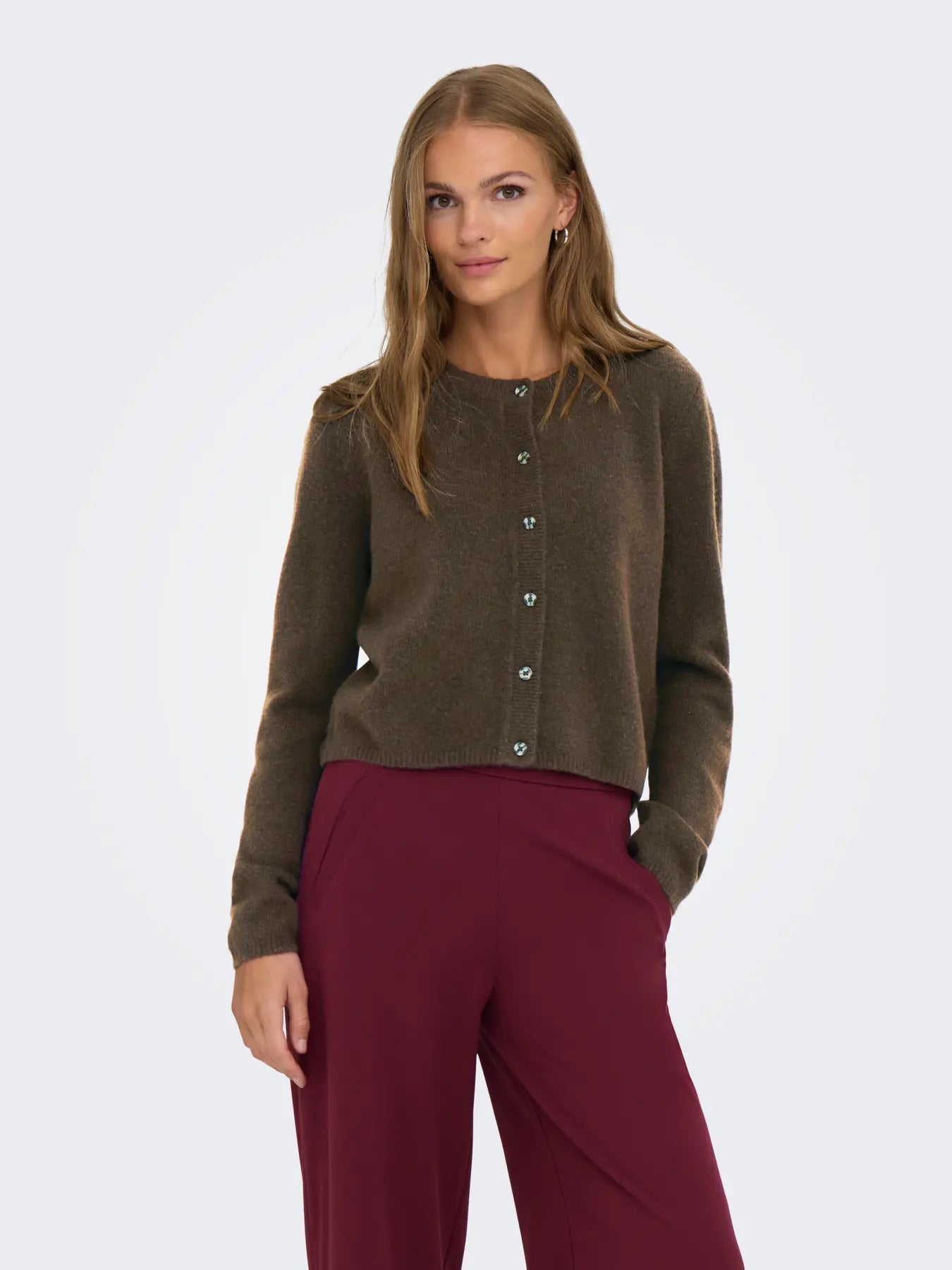 CHLOE LIFE CARDIGAN - Slate Black MELANGE