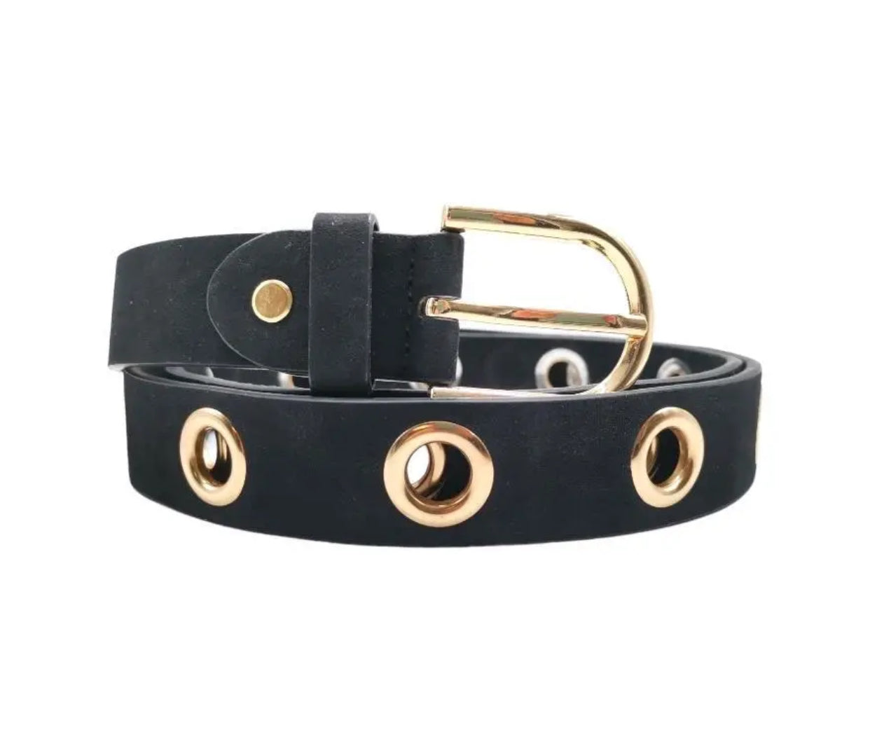 Emma Belt - Black/Gold