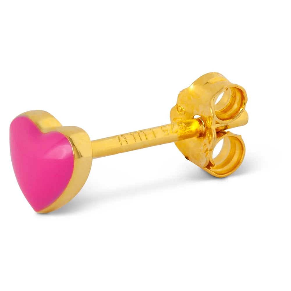 Love U ørering 1 stk - Pink
