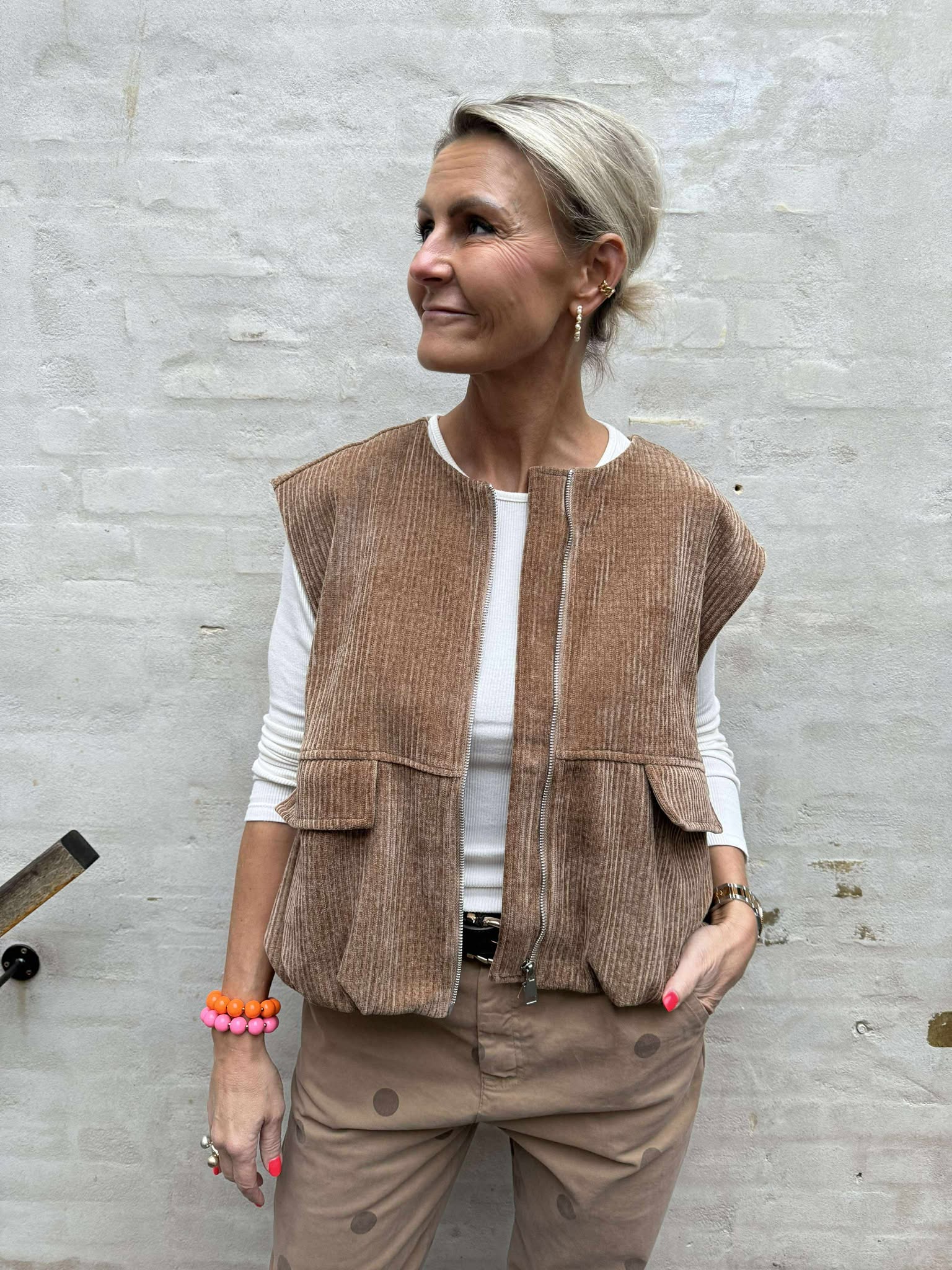 PREORDER-Freya Vest - Camel