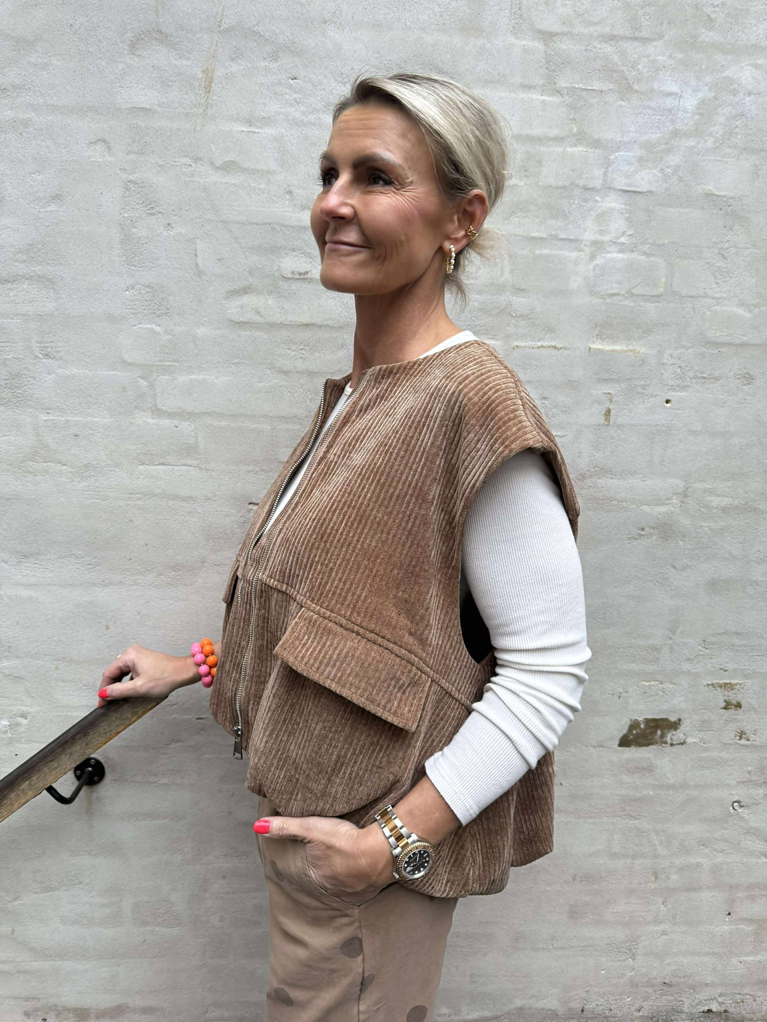 PREORDER-Freya Vest - Camel