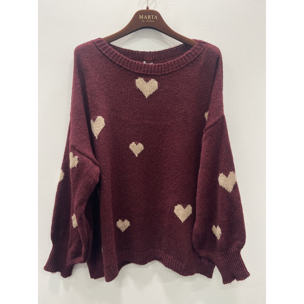 PREORDER-Clover Knit - Bordeaux