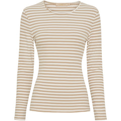 PREORDER-Josiane LS Tee - Beige/Greggio