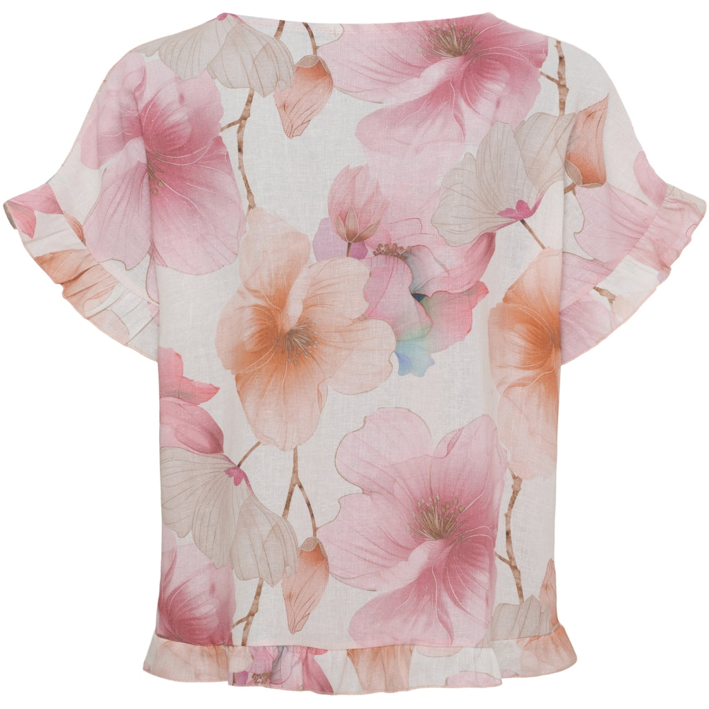 Mathea Blouse - Pink Flower