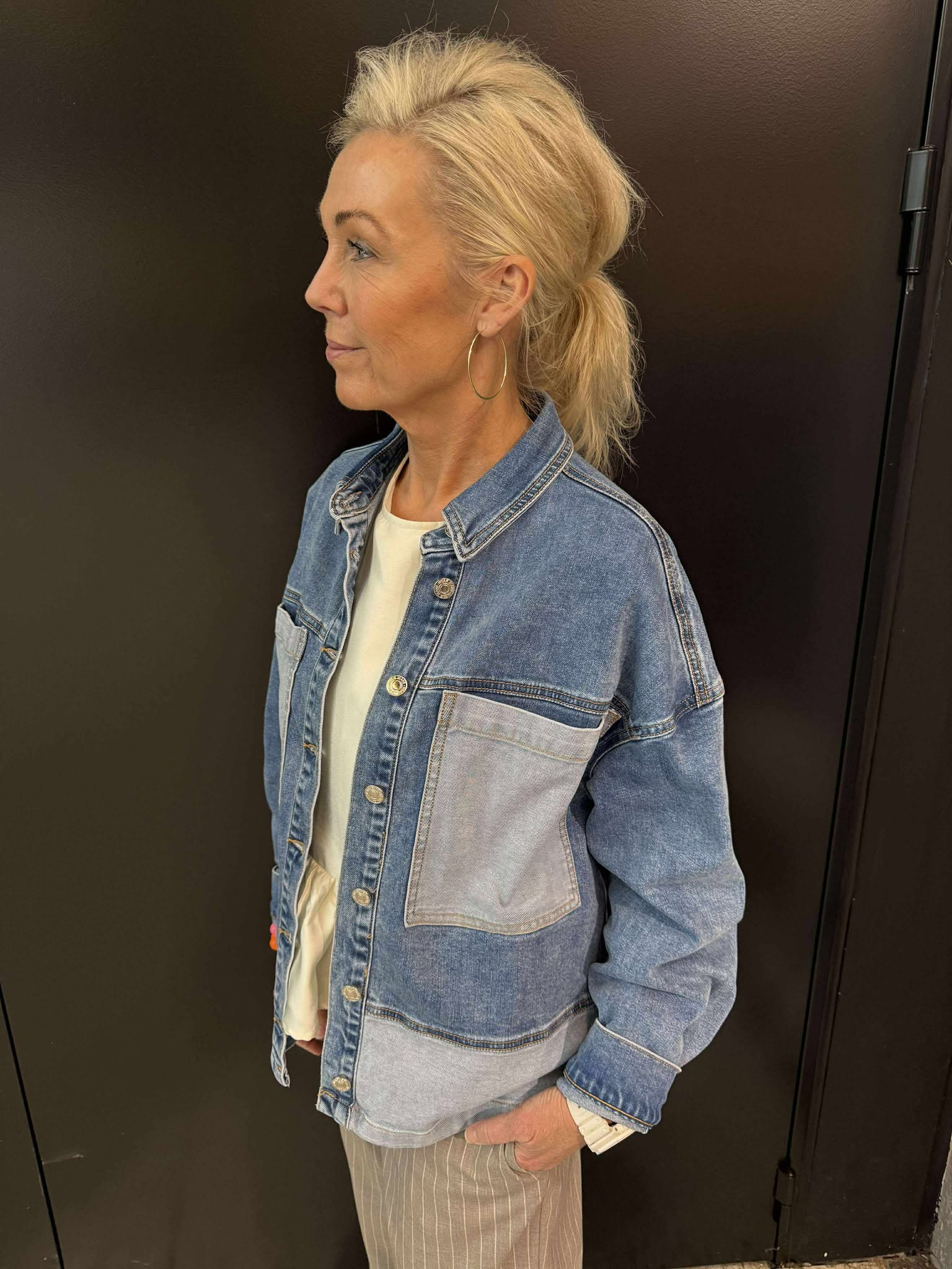 PREORDER-Milja Shirt - Blue Denim