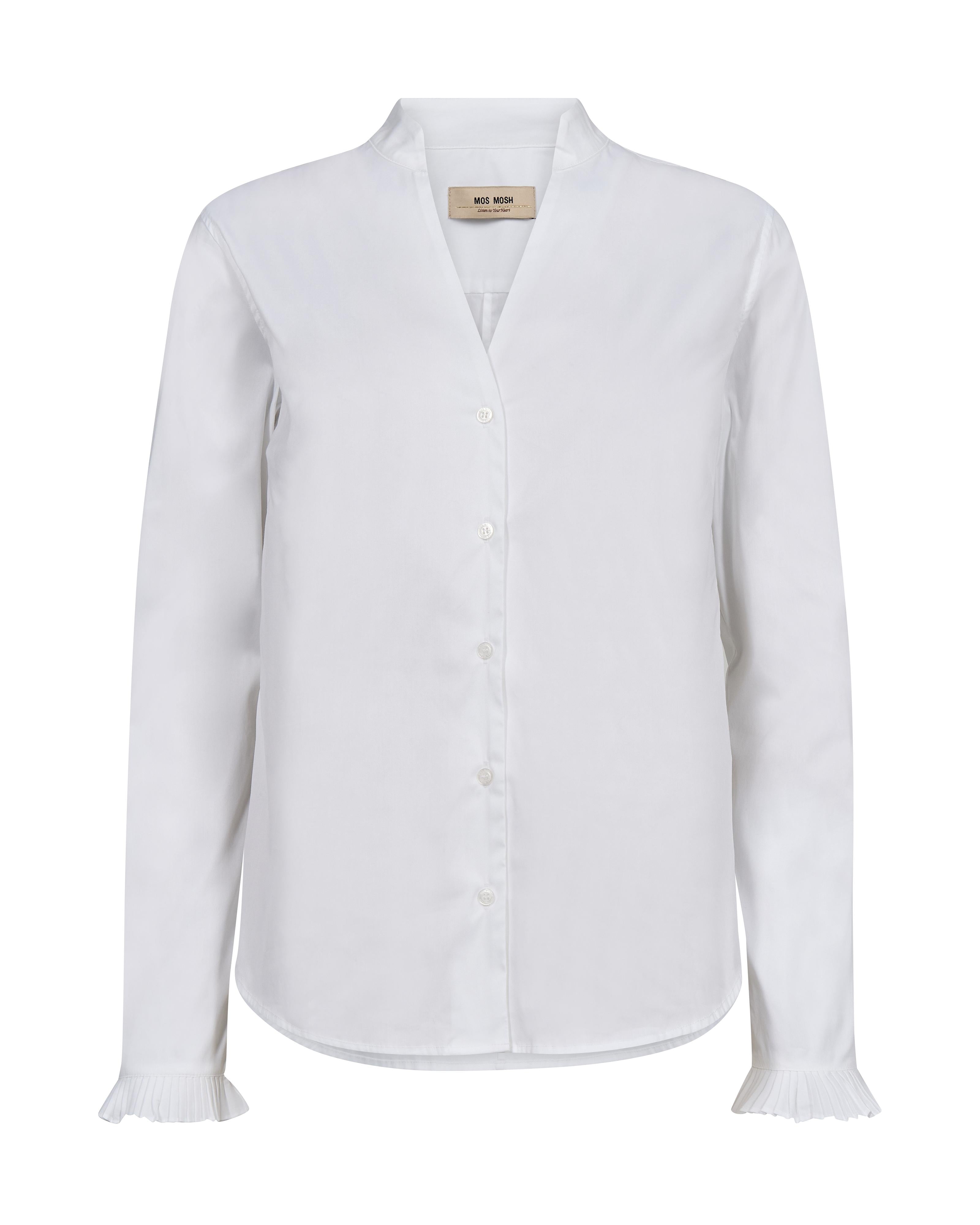 Hassie Pleat Shirt - White