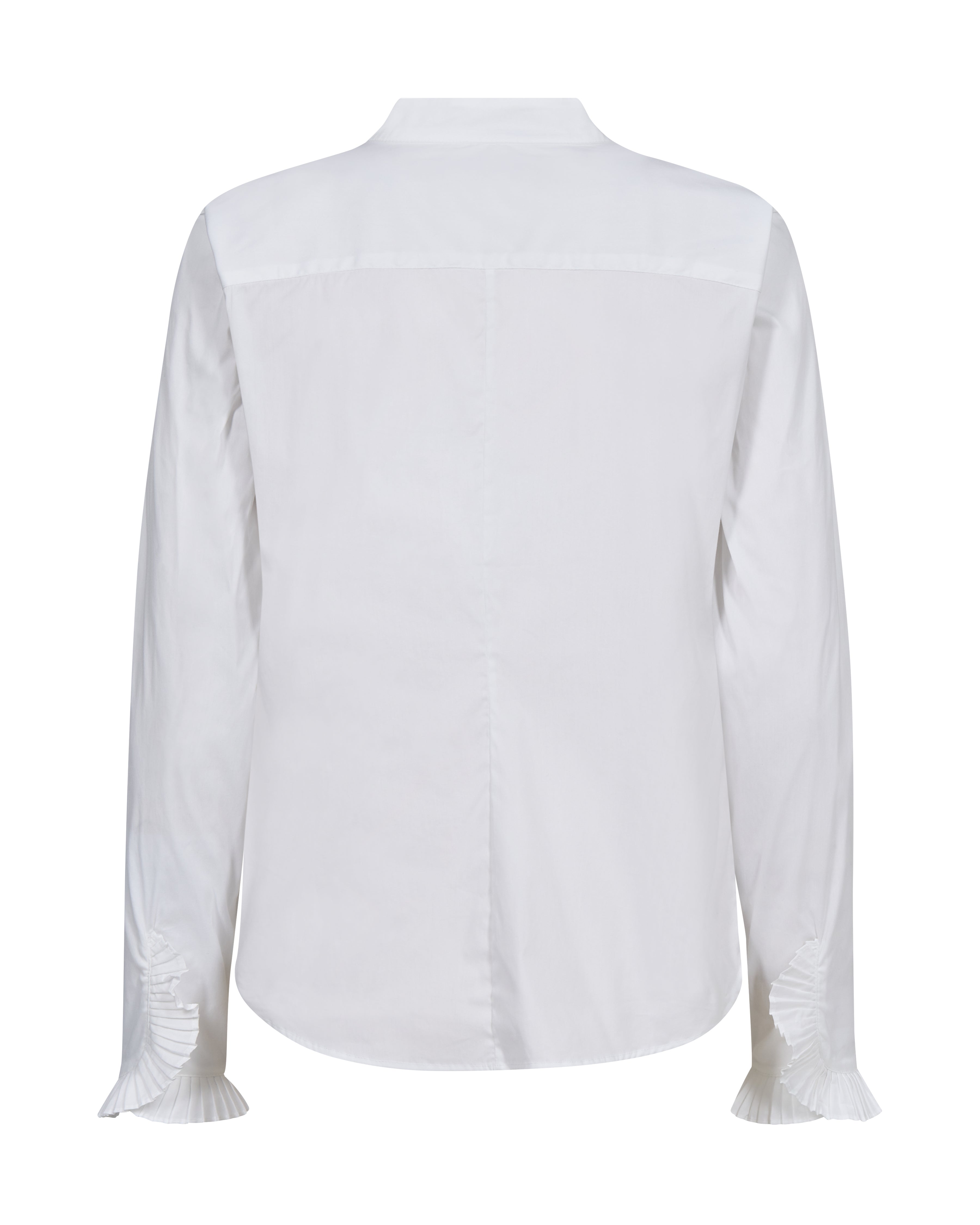 Hassie Pleat Shirt - White