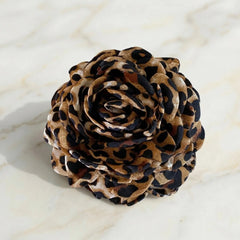 Hana Rose Hårklemme - Leopard (12 cm)