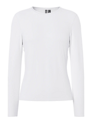 Pieces Sirene LS Tee - White