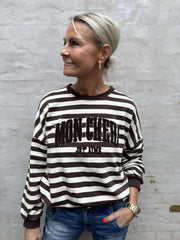 Mon Cheri Sweat - Brown Beige
