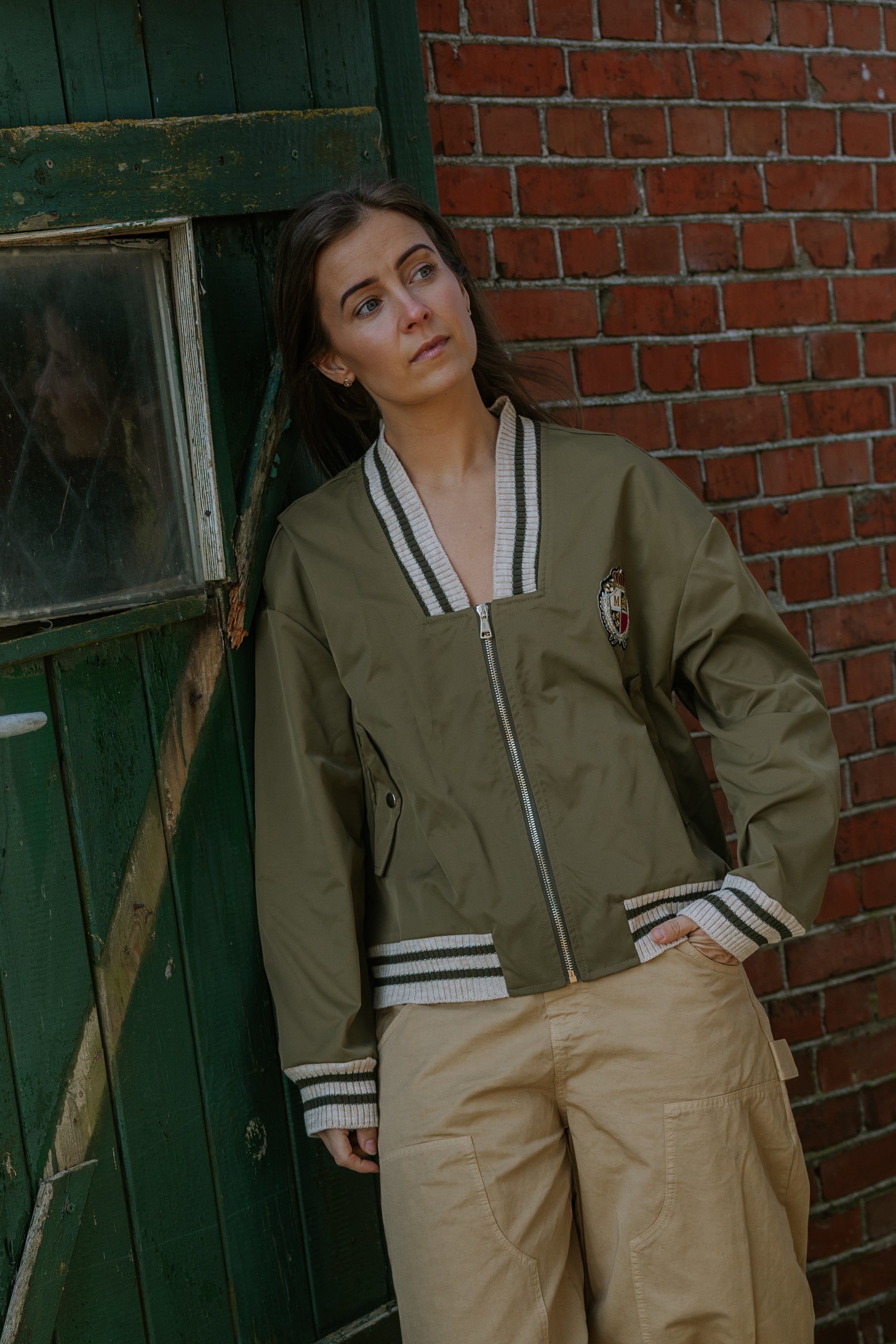 Sandy Bomber Jacket - Militare
