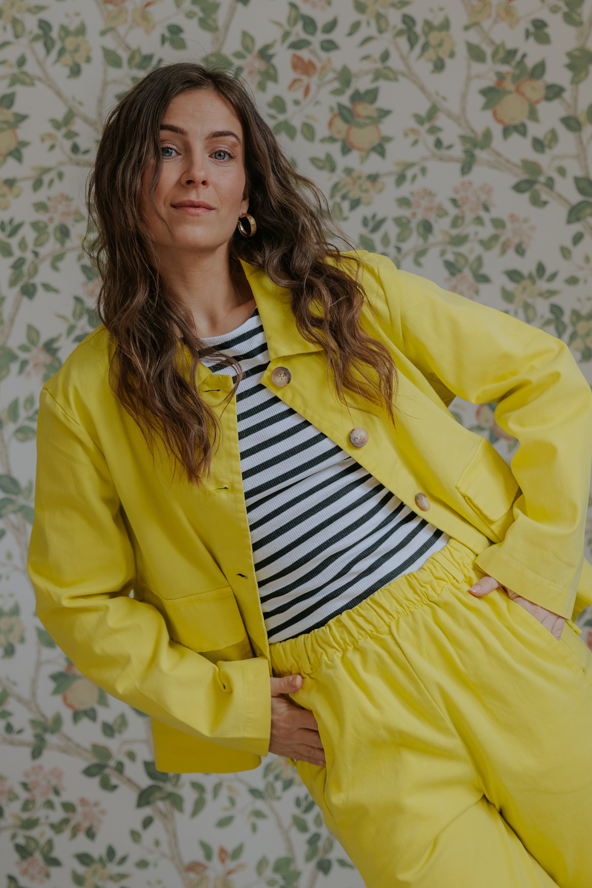 Everyday Stripes Blouse - Black