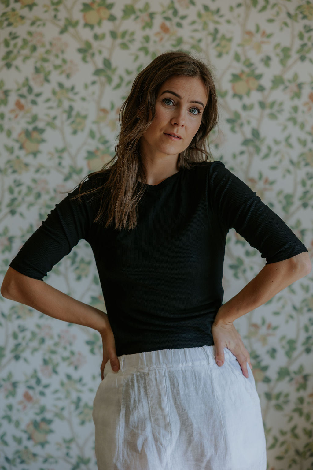 Everyday Basic SS Blouse - Black