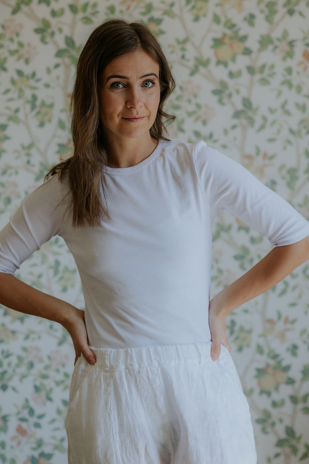 Everyday Basic SS Blouse - White